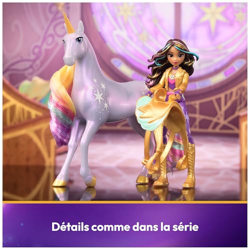 Unicorn Academy - L'Ecole des Licornes - Licorne Wildstar + Poupée Sophia - Licorne, Poupée Et Accessoires À Collectionner - Jouets Inspirés De La Série L'Ecole des Licornes - Jouet Enfant 4 Ans et +