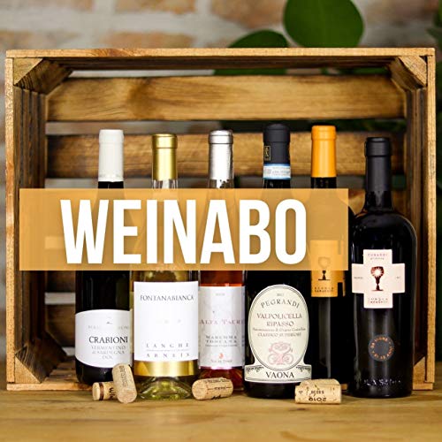 Weinabo für 6 Monate mit 9 Weinen | Premium Weinpaket | Rotwein, Weißwein & Roséwein | exklusives Wein Geschenk Set Cover