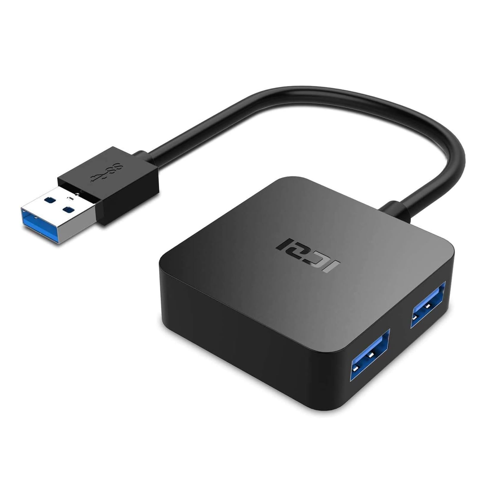 ICZI Hub USB 3.0 Sdoppiatore 4 Porte USB3.0 Adattatore alta Velocità 5Gbps compatibile con Macbook Pro, Mac Mini, Surface, HP Lenovo Acer Dell Laptop