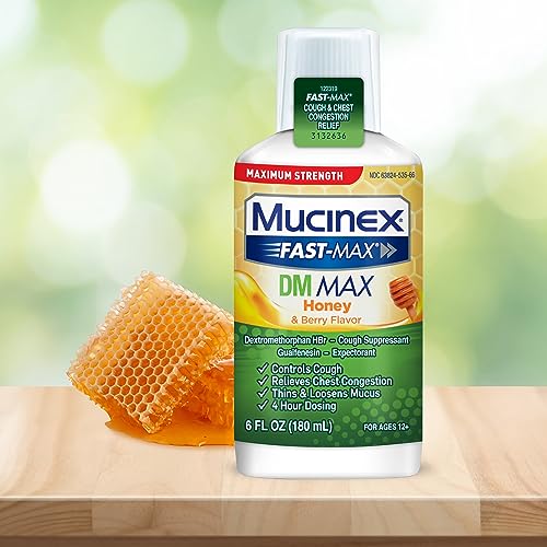 Mucinex 363824050263-VC Fast-Max Maximum Strength Dm Max, Symptom Relief, Cough Suppressant And Expectorant thumb #8