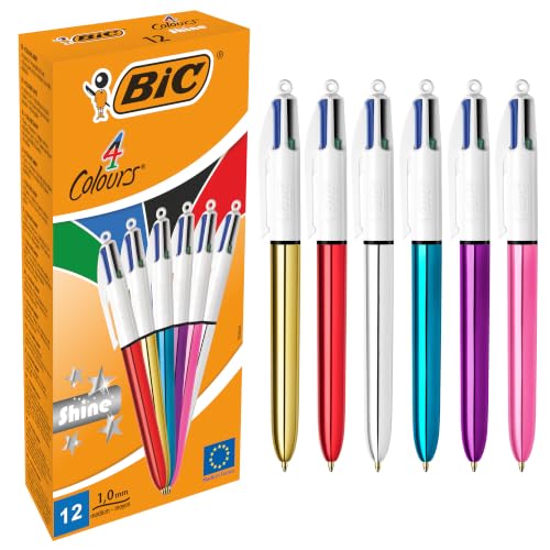 BIC 4 COLOURS Multicolor Kugelschreiber, gold BIC 4 COLOURS Multicolor Kugelschreiber, gold