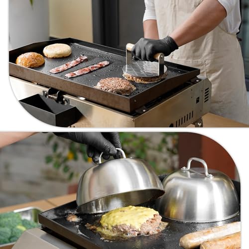 Set de 6 utensilios parrilleros en acero inoxidable miniatura 5