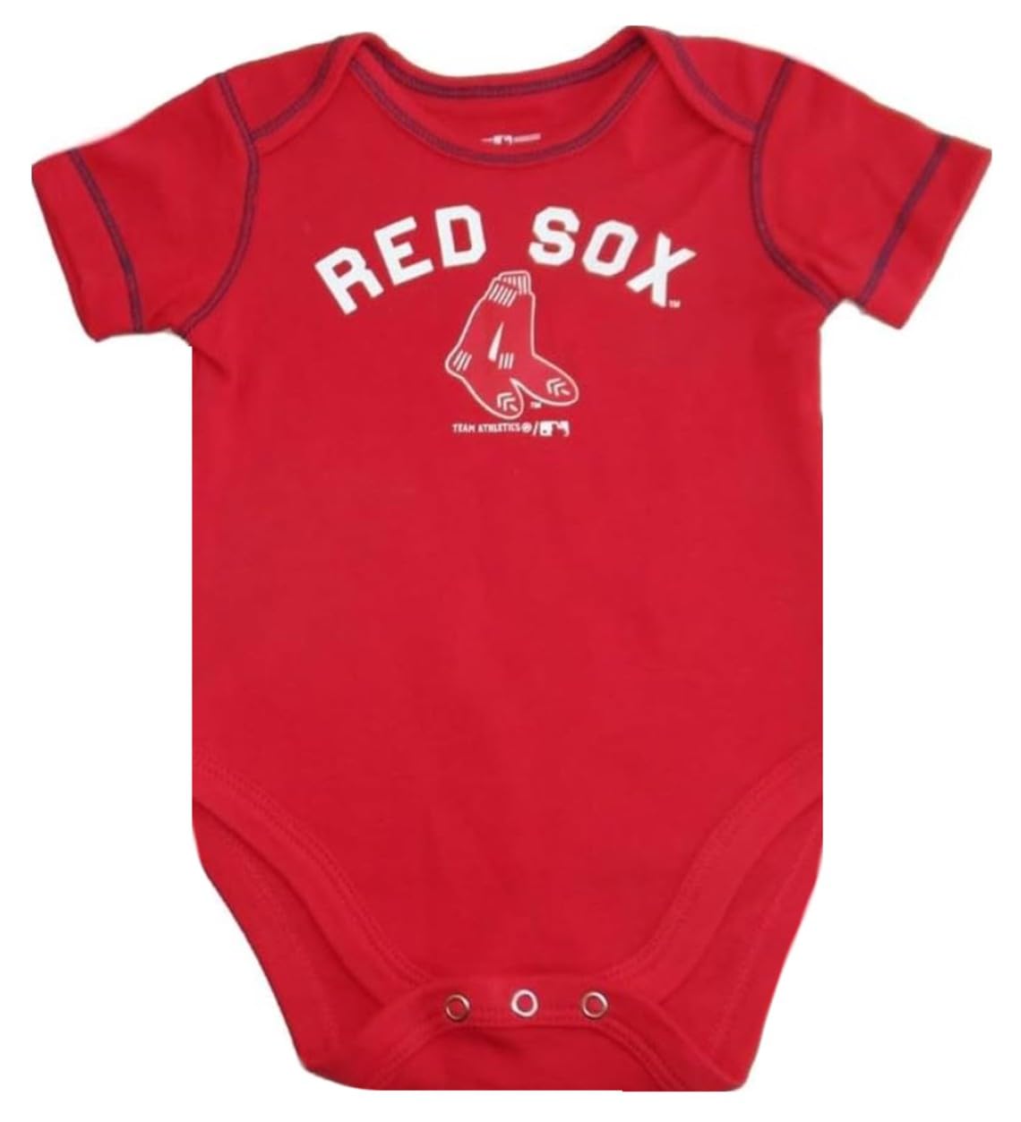 VF Boston Red Sox Team Logo Infant Creeper Bodysuit (3-6 Months, Boston Red Sox)