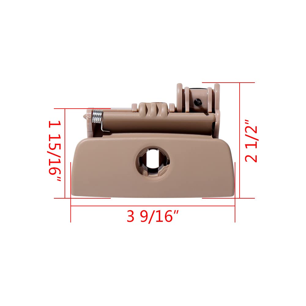 Astra Depot Compatible with 2005-2009 Buick LaCrosse Allure Glove Box Latch Lock Door Handle Beige Compartment