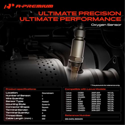 Sensor de Oxígeno A-Premium para Lexus GS350 y IS250 miniatura 2