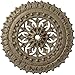 Ekena Millwork CM18SKGDC Sellek Ceiling Medallion, 18 1/2"OD x 7/8"ID x 1 1/2"P, Hand-Painted Gobi Desert Crackle