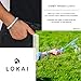 Lokai The Disney Collection Frozen 2 Anna and Elsa Silicone Bead Bracelet for Men and Women, Medium, 6.5 Inch