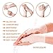 4 Pcs Gel Thumb Wrist Brace - Soft Breathable Waterproof Silicon Wrist Support for Both Left&Right Hand Arthritis Carpal Tunnel Tenosynovitis Compression Wrist Brace & Thumb Splint (Wrist 5''-7'')