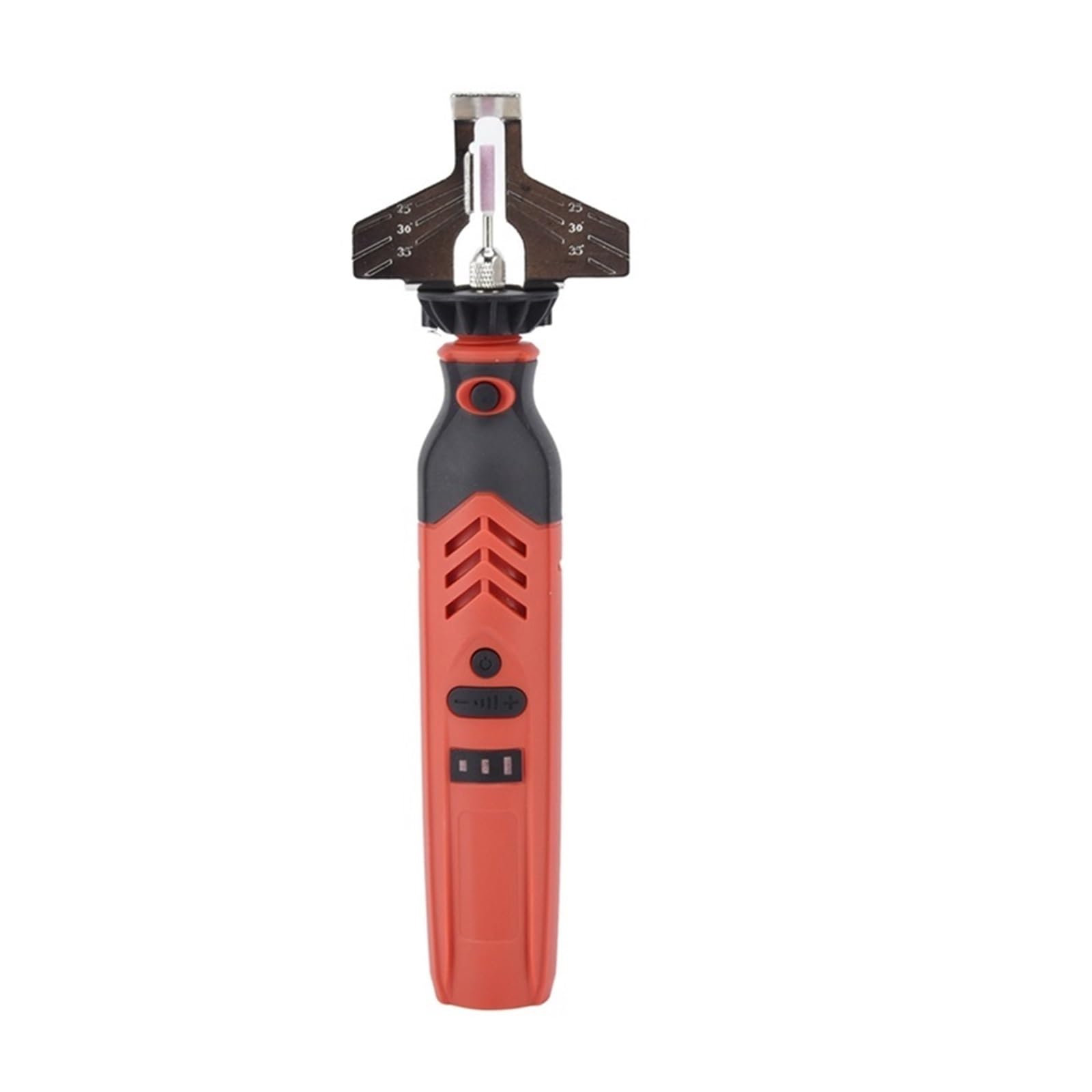 Herramienta de afilado motosierra, Kit afilador inalámbrico, juego mano, cadena roja, Grado industrial