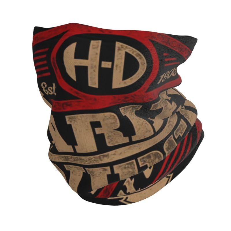 Soulzie Warme Harley Davidson Warm Neck Gaiter zum Radfahren - Winddichtes Design für den europäischen Winter ​