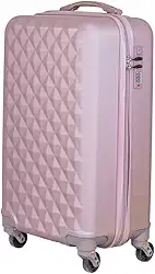 Mala de Bordo em ABS Com 4 Rodas 360 - Inglaterra (Rose)