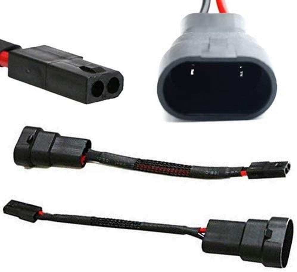 iJDMTOY (2) 9005/9006 High Beam BiXenon Hi/Lo HID Adapter