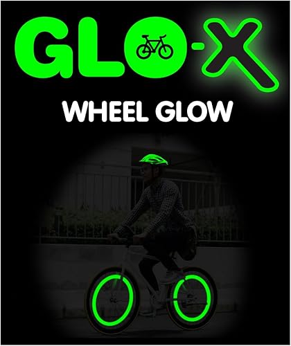 GLO-X Luces brillantes para ruedas de bicicleta para niños y adultos (paquete de 2) Luces de radios recargables para ruedas de bicicleta,
