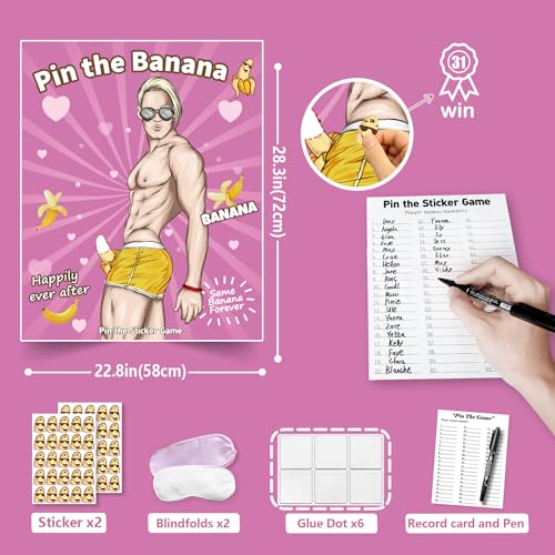Tyhjoy FB-BANANA-01 Bridal Shower Bachelorette Party Games Naughty thumb #2