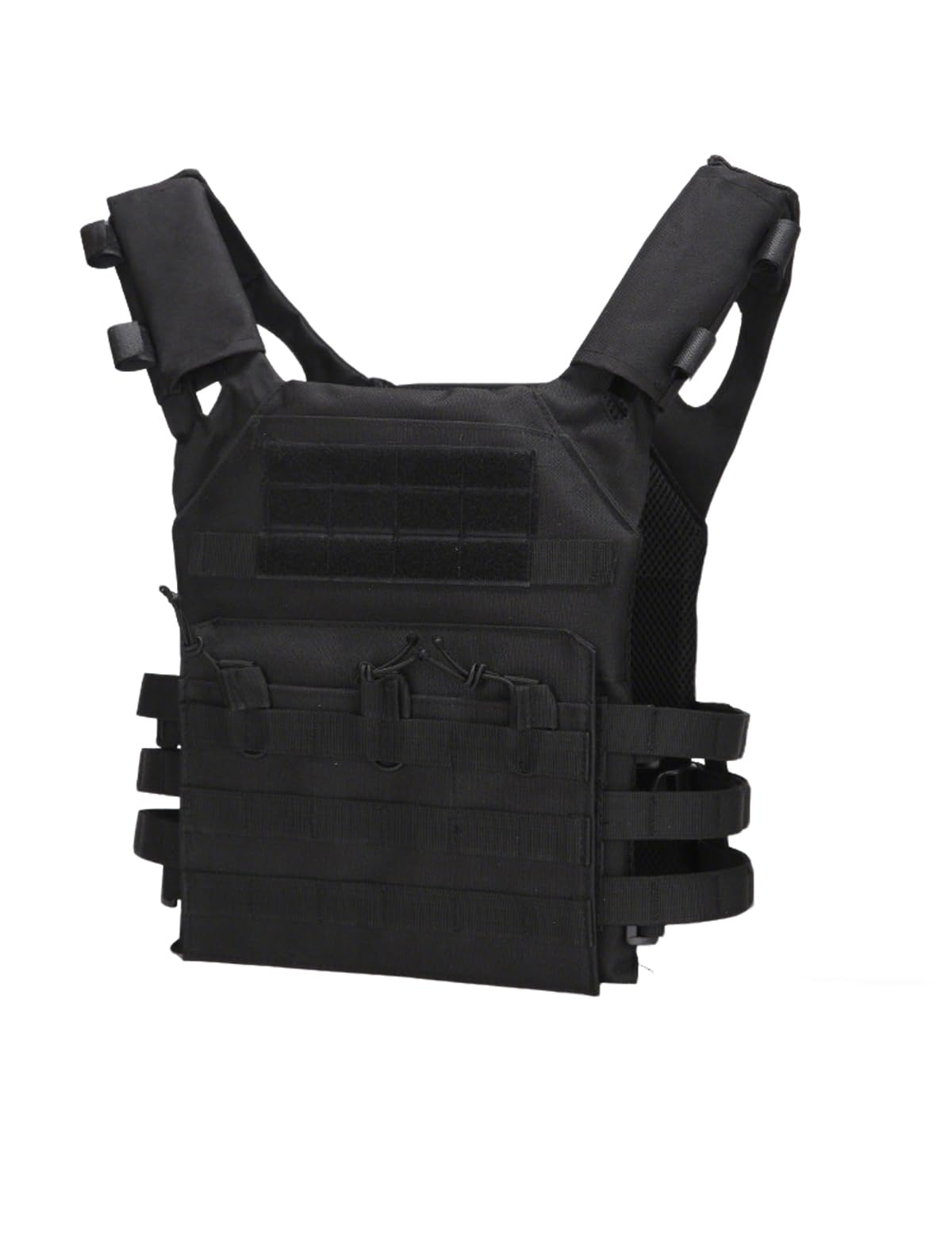 Gilet tactique réglable avec système MOLLE pour airsoft, paintball, entraînement tactique