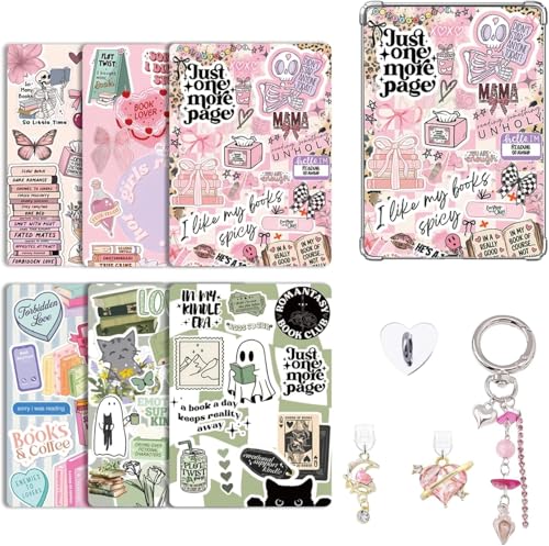 VelvetGlow De 6 Inserts pour Étuis De Protection De Liseuses Et Ensemble De 2 Étiquettes pour Téléphones Portables Type-C, Inserts en Carton pour Kindle Paperwhite 11-12 Colorsoft, 17x12cm