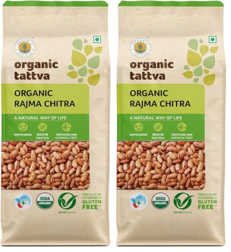 Image of Organic Tattva Rajma Chitra, 500g (Pack of 2)