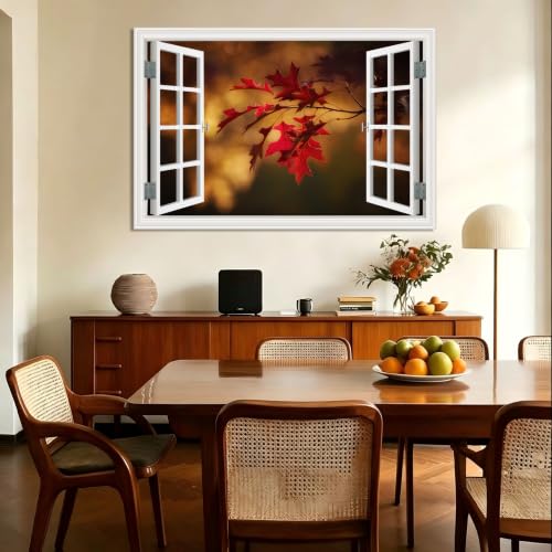 Cuadro lienzo efecto ventana de 20x30cm para dar amplitud a dormitorios pequeños 2