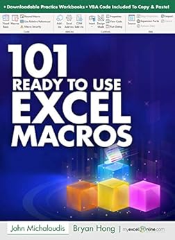 Kindle Store,Kindle eBooks,Computers & Technology 101 Ready To Use Microsoft Excel Macros (101 Excel Series Book 2) John Michaloudis,Bryan Hong