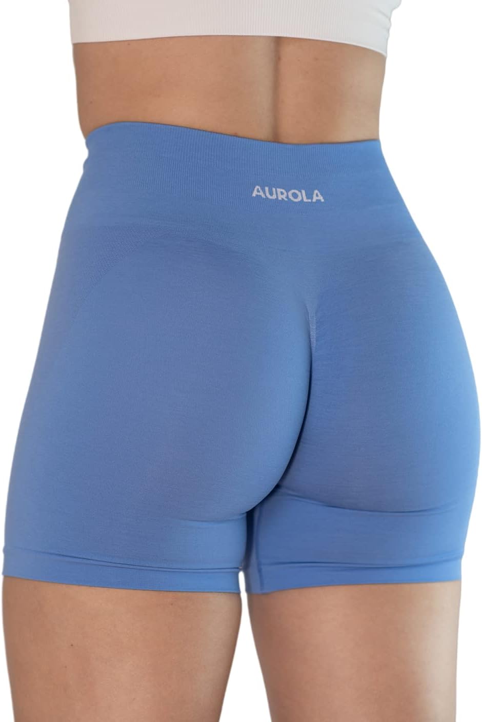 AUROLA Intensify V2.0 Women's Workout Shorts Athletic Running Shorts, Seamless High Waist Gym Yoga Shorts - Image 3