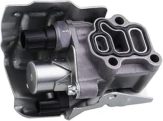 RULLINE Solenoid Spool Valve VTEC with Timing Oil Pressure Switch and Gasket Compatible with CRV Civic Si Element Accord Acura RSX Replace# 15810-RAA-A03 15810-PNE-G01 15810-PPA-A01