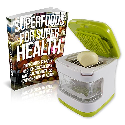 sujeo Mini Garlic Press, Green