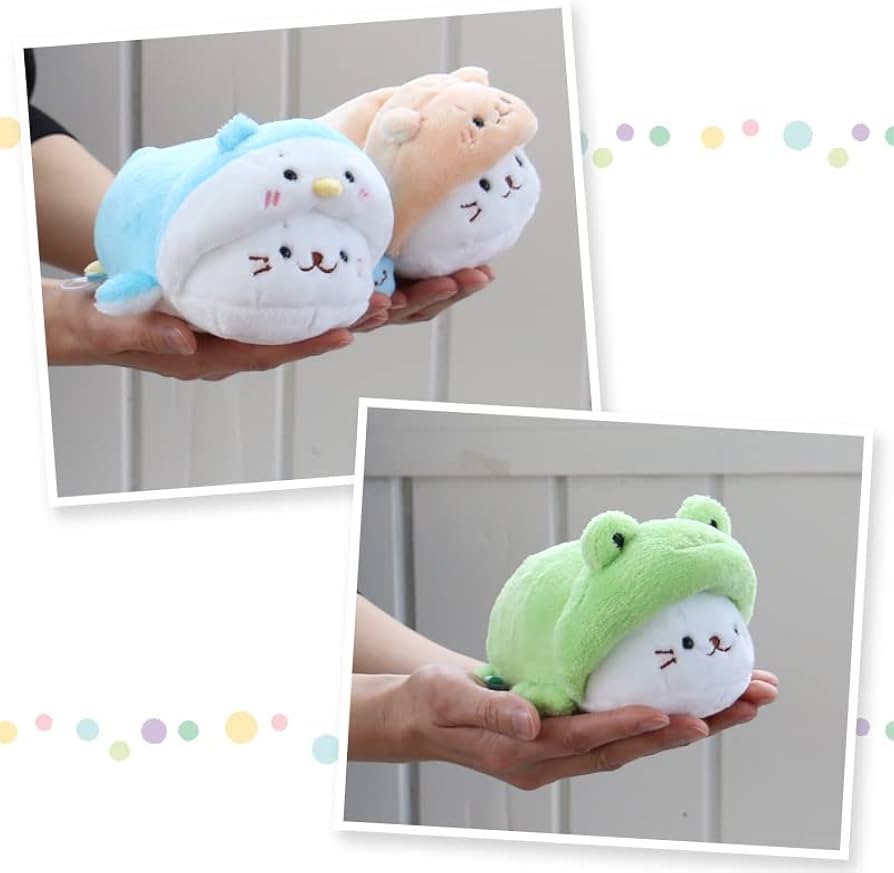 初期　グレーの鼻のしろたんぬいぐるみ　着ぐるみ　カエルとカメ　2枚付き 初期 グレーの鼻のしろたんぬいぐるみ 着ぐるみ カエルとカメ 2