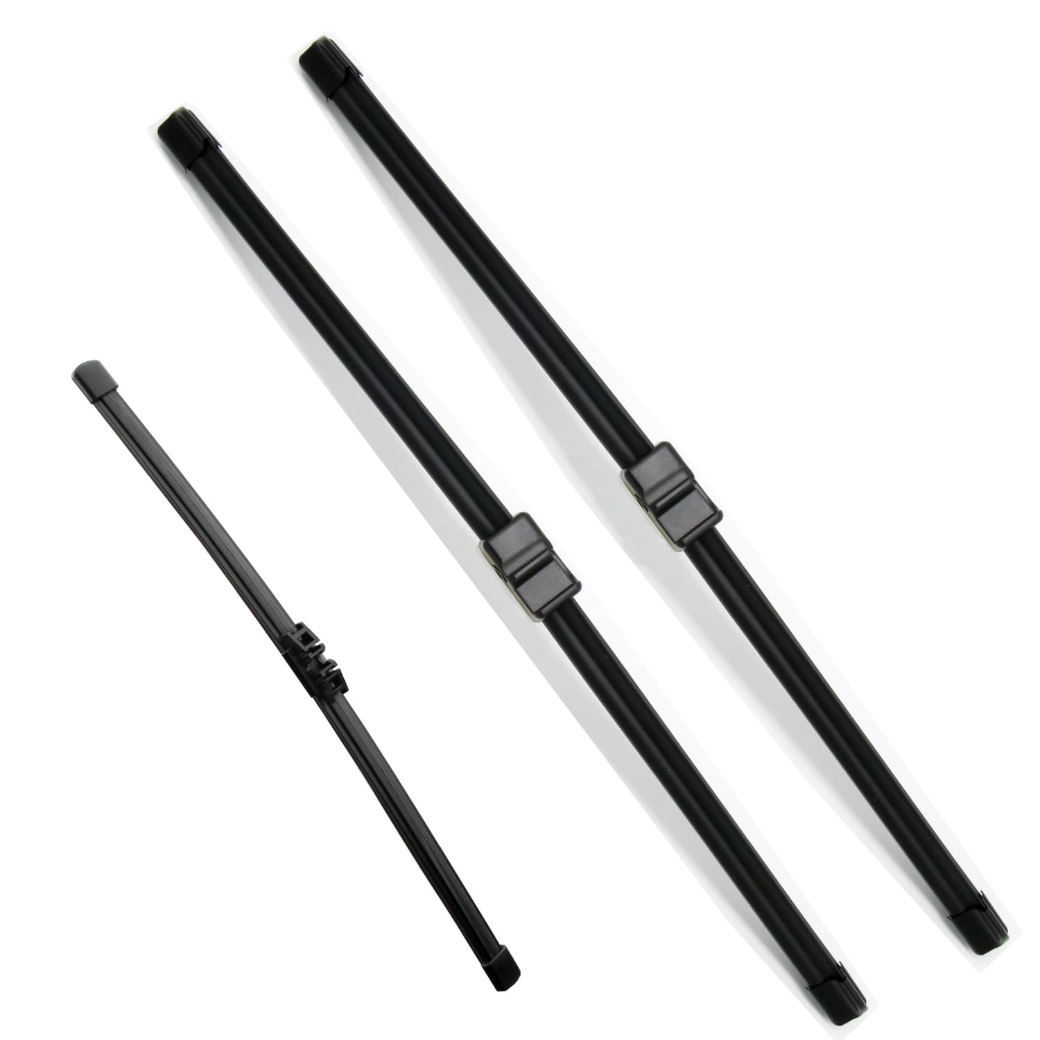 JustCar 3 wipers Replacement for BMW X5 2007-2013, Windshield Wiper Blades Original Equipment Replacement - 24"/20"/15W" (Set of 3)