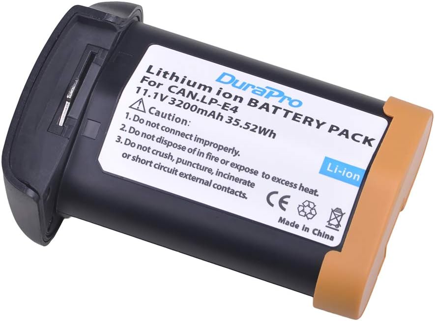 DuroPro 1Pack 11.1V 3200mAh LP E4 LPE4 E4N Liion Battery for Canon LP