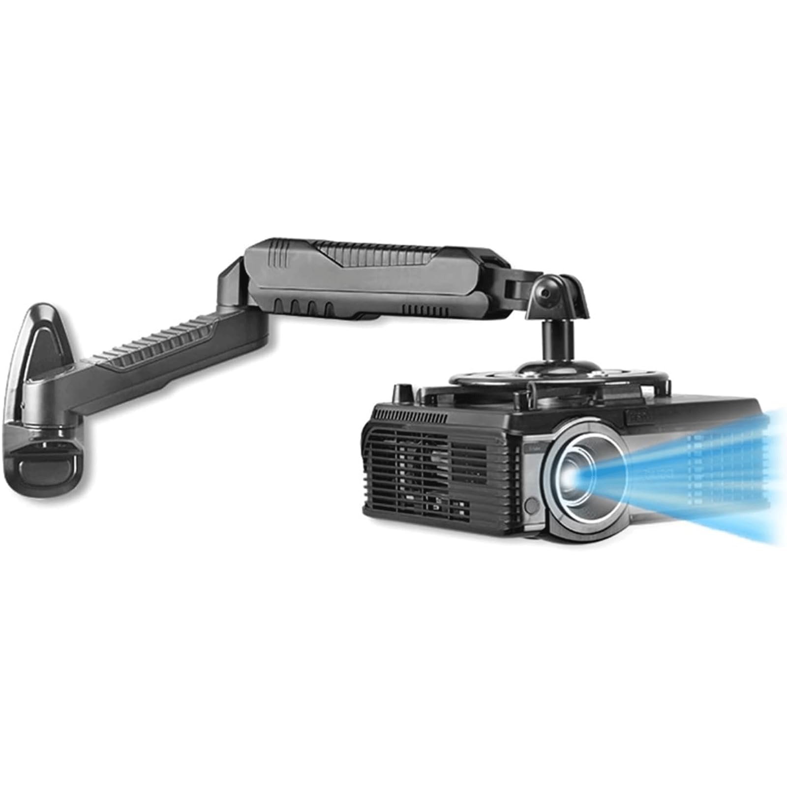Colgador de Pared Soporte para proyector proyección Universal Estante de Ajuste de cabecera Soporte telescópico para proyector Soporte para proyector Negro