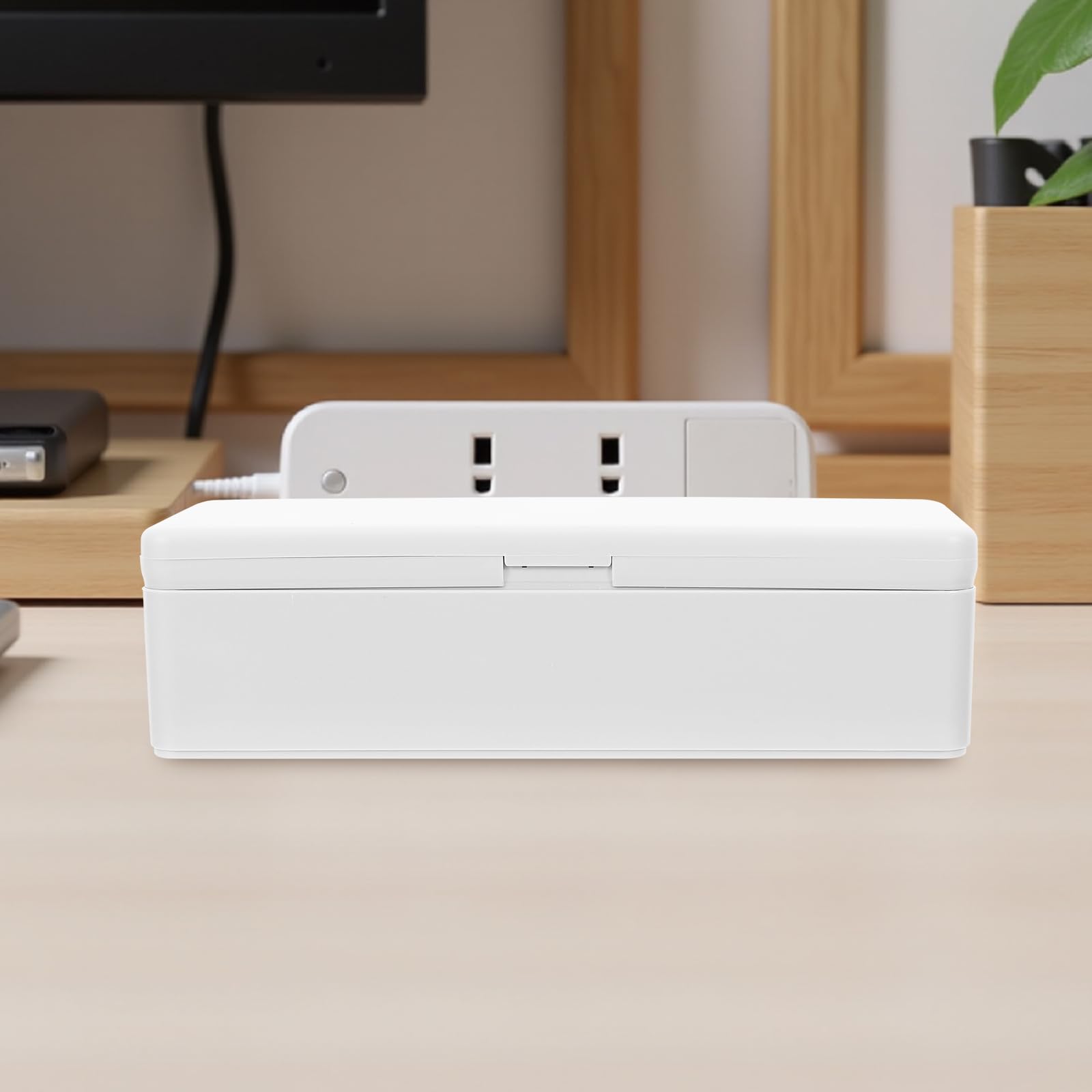 Caja de Almacenamiento de Baterías AA AAA y Pilas Botón, Organizador Portátil Transparente de Plástico Resistente Compartimentos Dobles, Estuche Compacto para Viajes y Uso