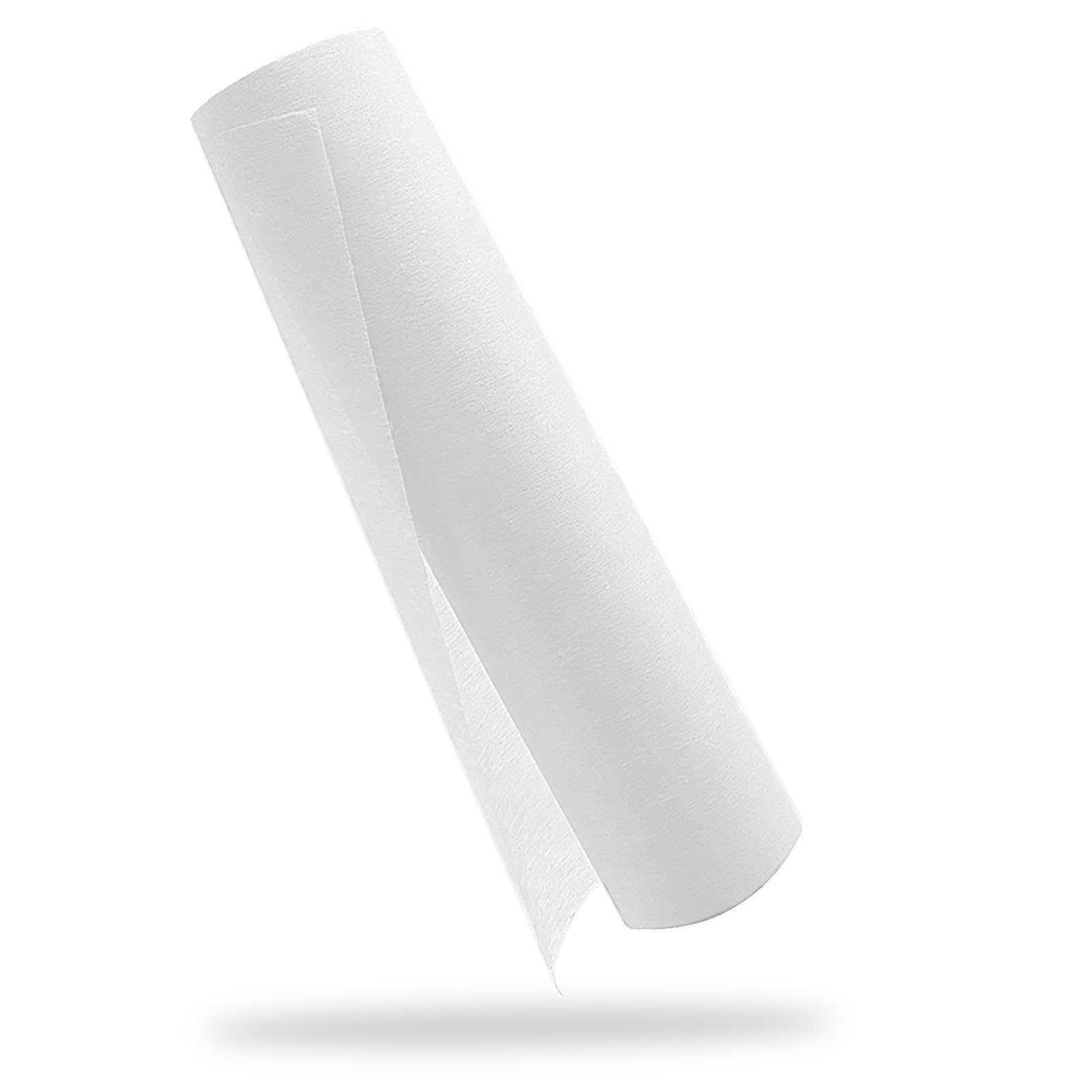YUNSHANGHE Vlies Tischläufer, 30 cm x 25 m Tischdeko Tischläufer, Dekoratives Tischband für Taufe, Kommunion, Geburtstage, Hochzeiten und Party (Weiß)