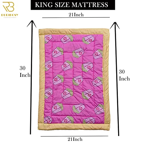 Image of Bedding Mattress for Cotton, Baby Sleeping Bed Set Godari Baby Cradle |Sleeping Mat |Multi Purpose Cushioned Bed |Baby Bed for 0 to 2 Years.