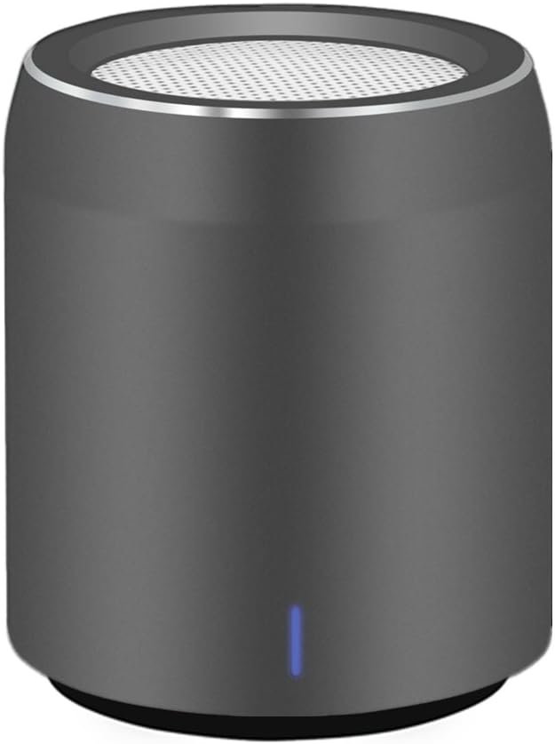 Mini Bluetooth Speaker Usmain Egg-Size Portable Bluetooth Box Subwoofer with Hands-Free Calling, Wireless BoomBoxers with AUX Output for Indoor and Outdoor-Grey