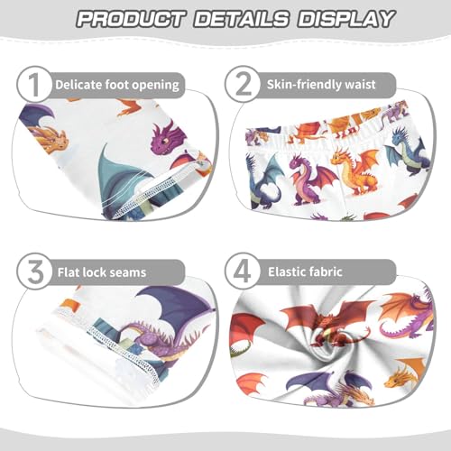 Girls Leggings Magic Dragons Toddler Girls Clothes Leggings for Girls Toddler Girls Leggings 3-4T3