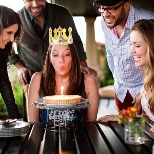 chenyu Krone König 6 Stück Geburtstagskrone Krone Mädchen Geburtstagskrone Junge Erwachsene Couronne roi Partykostüme zum Thema Geburtstag Kronen Erwachsene Requisiten für Hochzeitsfotos