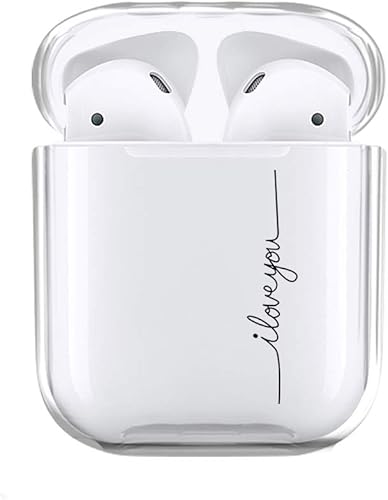 Miniatura 1 de JOYLAND - Funda para AirPod 1 y 2, transparente transparente para auriculares inalámbricos, brillante, suave, antipolvo, flexible, funda protectora