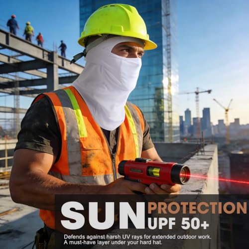 Image of WTACTFUL Breathable Balaclava Face Mask Men, Summer UPF 50+ Sun Protection