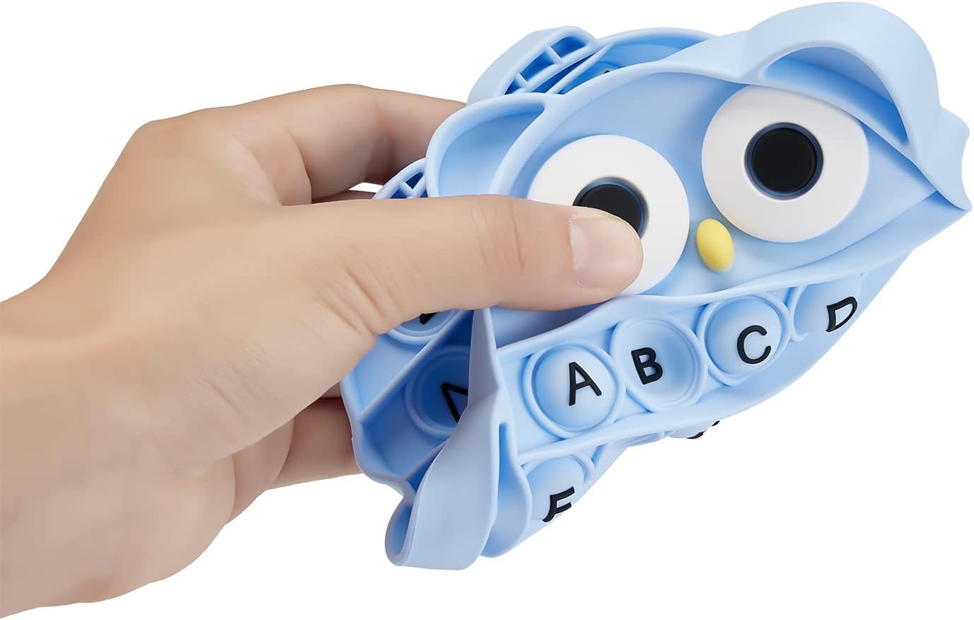 Push and POP Bubble, sensorisch fidget-speelgoed, anti-stress, pop-bubble sensorisch fidget-speelgoed, vermindering angst, autisme, anti-stress regenboog, voor kinderen en volwassenen, 2 stuks