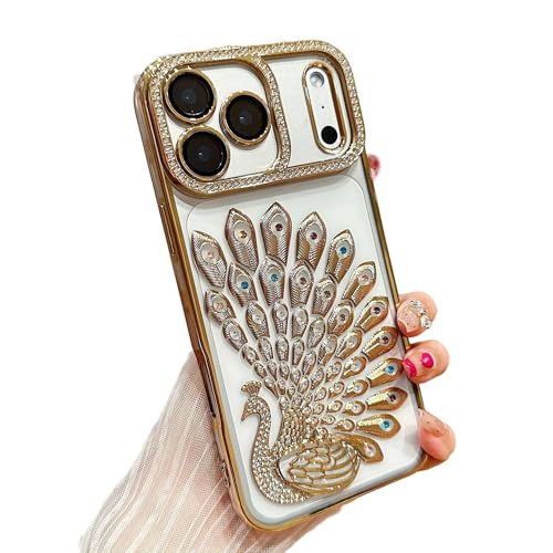 Coque iPhone 16 Pro Max anti-jaunissement paillettes diamant