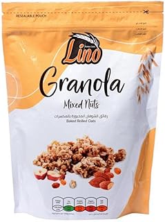 مكسرات جرانولا مشكلة من لينو، 350 جم