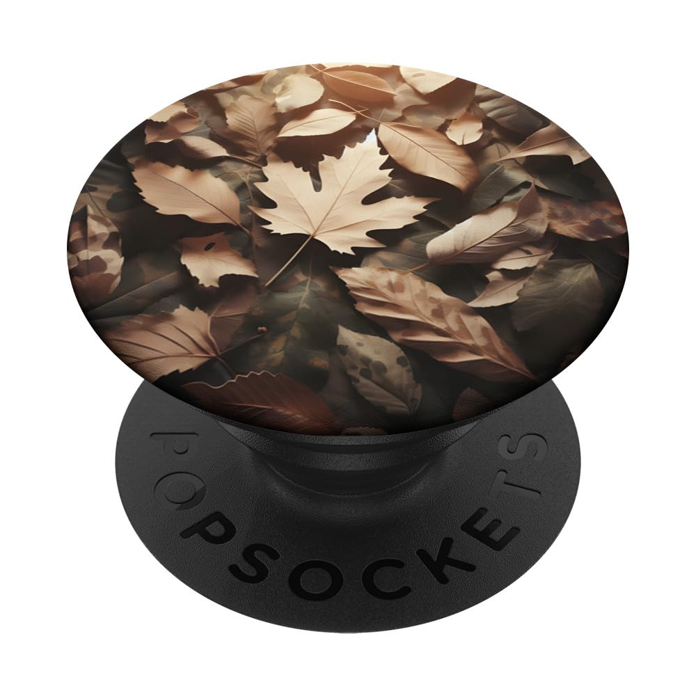 CamoLeaf Light Camouflage Pattern Nature Forest PopSockets Standard PopGrip