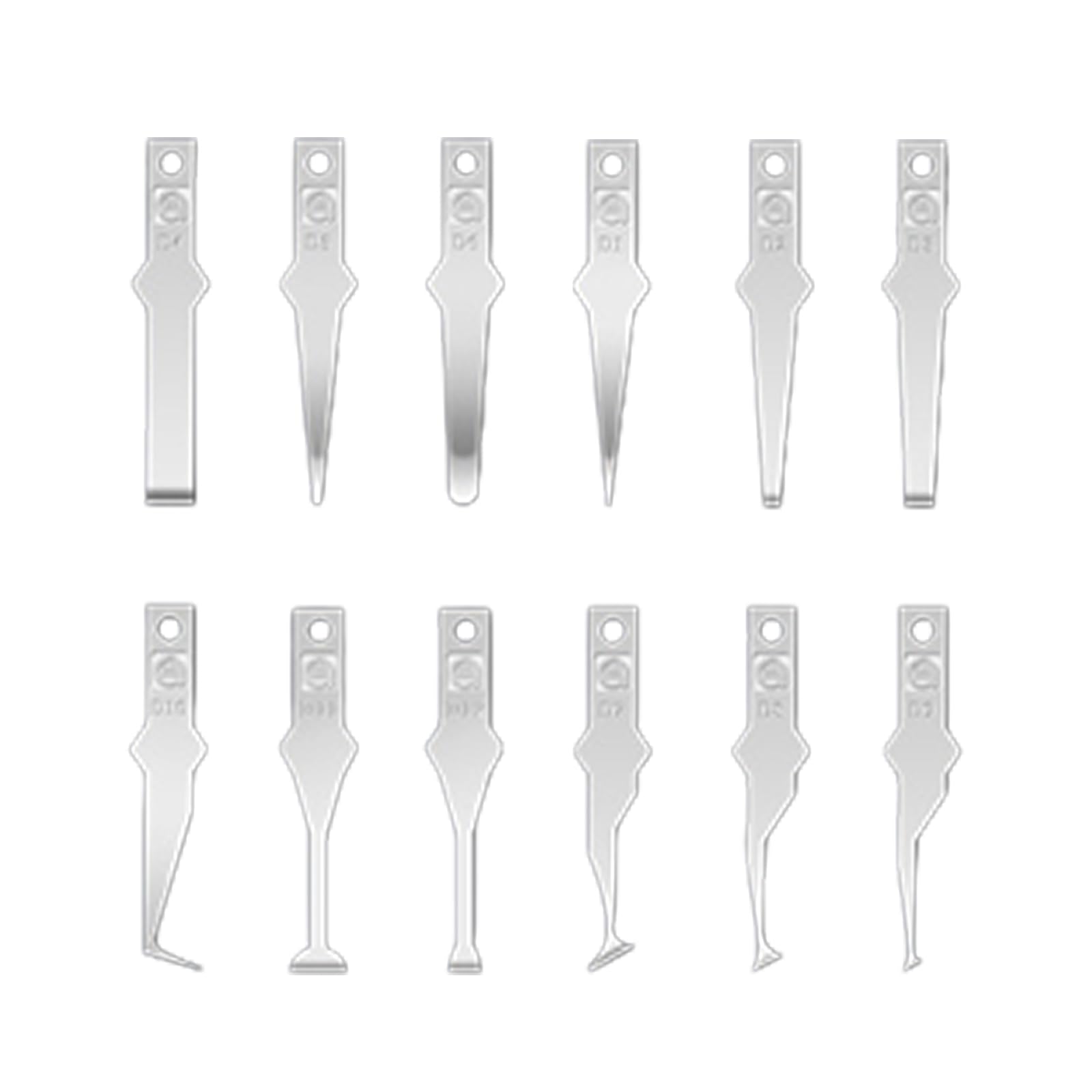 Tfaoys 12Pcs Efficient Smartphone Motherboard Restoration Tool Set Featuring Sturdy Steel Smartphone Board Degumming Set For Safe Operations Mobile Pcb Clearing