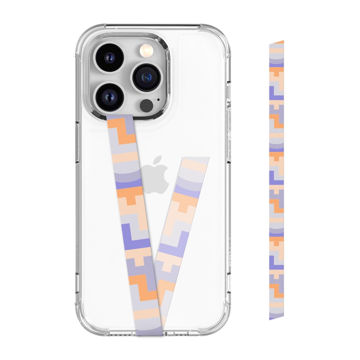 arareeMonoloop Finger Phone Grip, Cell Phone Strap for Phone Case Non-Elastic Phone Grip Wireless Charging Compatible Phone Charm for Phone Case - Phone Grip Holder (Purple)