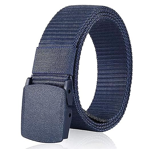 niddleman Trendy Men Artificial Leather Belt, Boys Belt for Casual or Formal -Classic Designs for Work & Business Casual (Blue) (ND94_P1__P1_NYblue)-picture-19