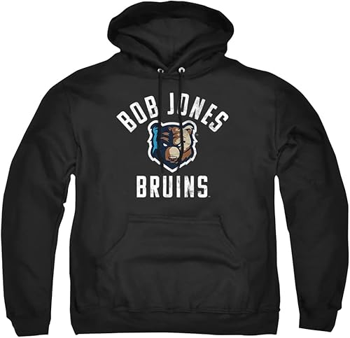 LOGOVISION Bob Jones University Official Bruins Logo Unisex Adult Pull-Over Hoodie