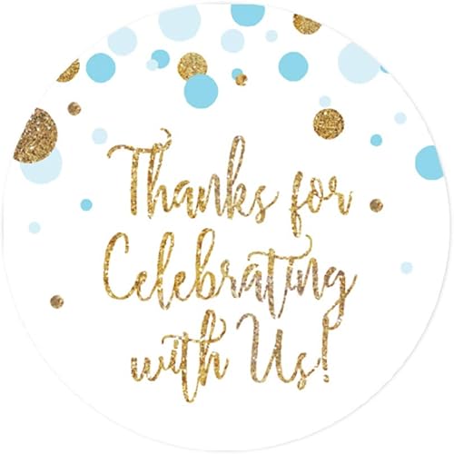 Miniatura 1 de Andaz Press azúl bebé brilltante dorado para Baby Shower colección de fiesta, 1