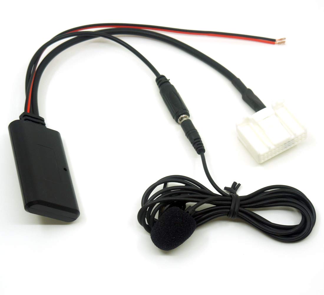 Bluetooth Microphone Audio AUX Cable Compatible with Subaru ATE 6CD 24-pin Subaru Forester…