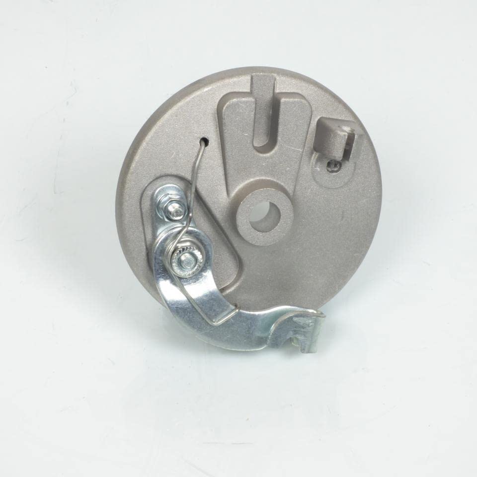 Flasque de frein cyclo adaptable peugeot 103 spx, rcx, mvl avant diam 90mm (type grimeca avec machoires)