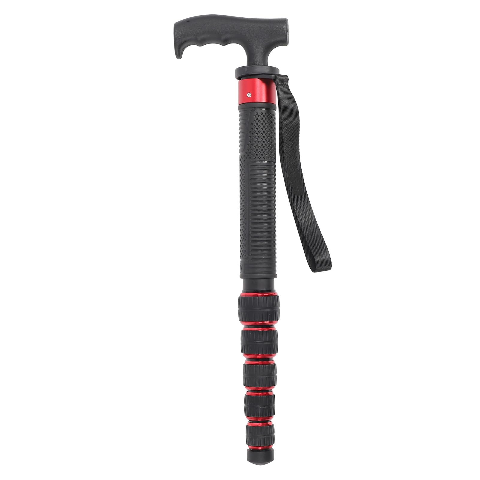 Camera Monopod, Aluminum Alloy Travel Monopod with Walking Stick Handle, 6 Sections Telescopic, 1/4in 3/8in Screw, 68.5in, for Cell Phone DSLR Sports Cameras